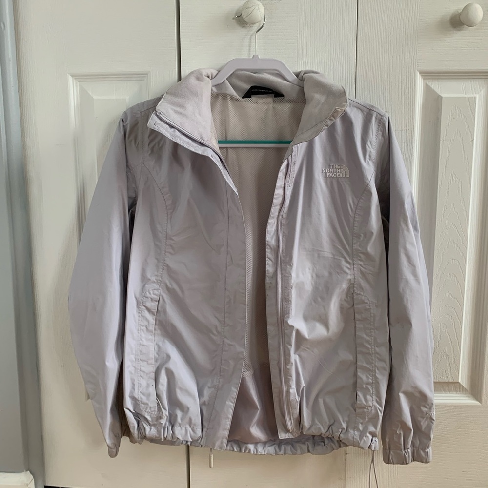 The north face light raincoat (lilac)